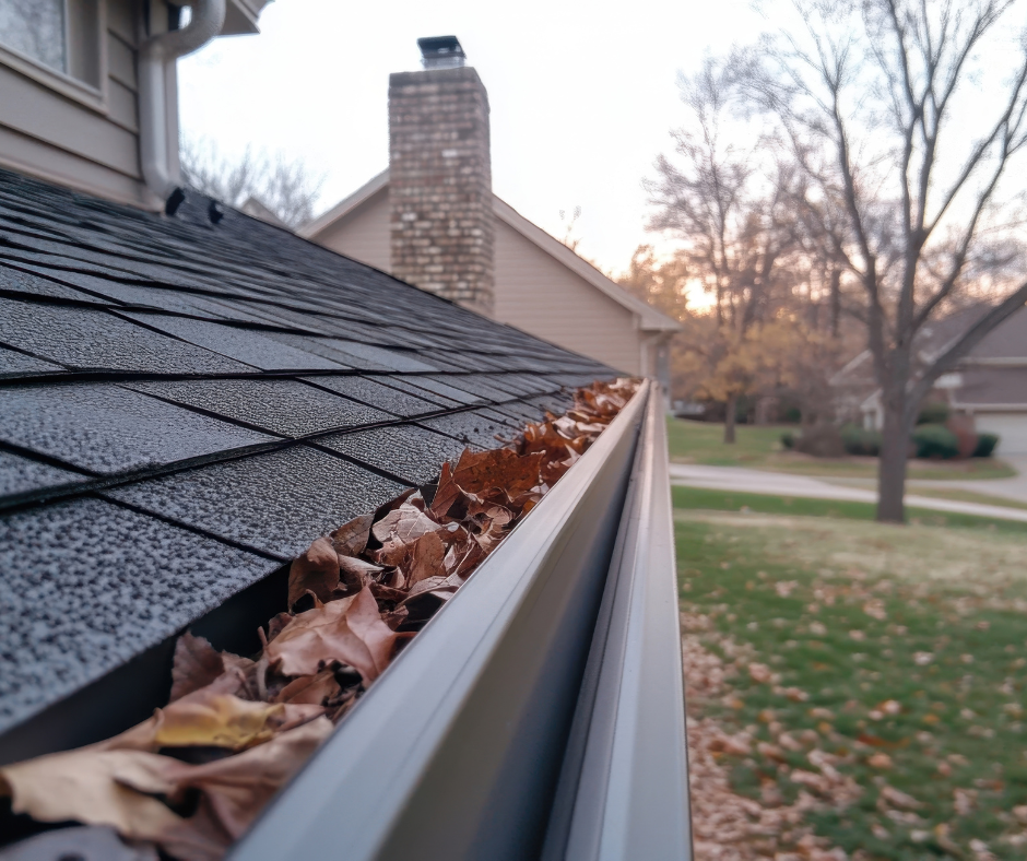Clogged Gutters Damage